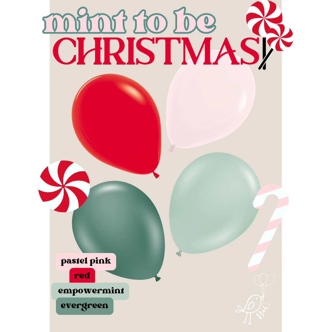 MINT to be Christmas Balloon Garland