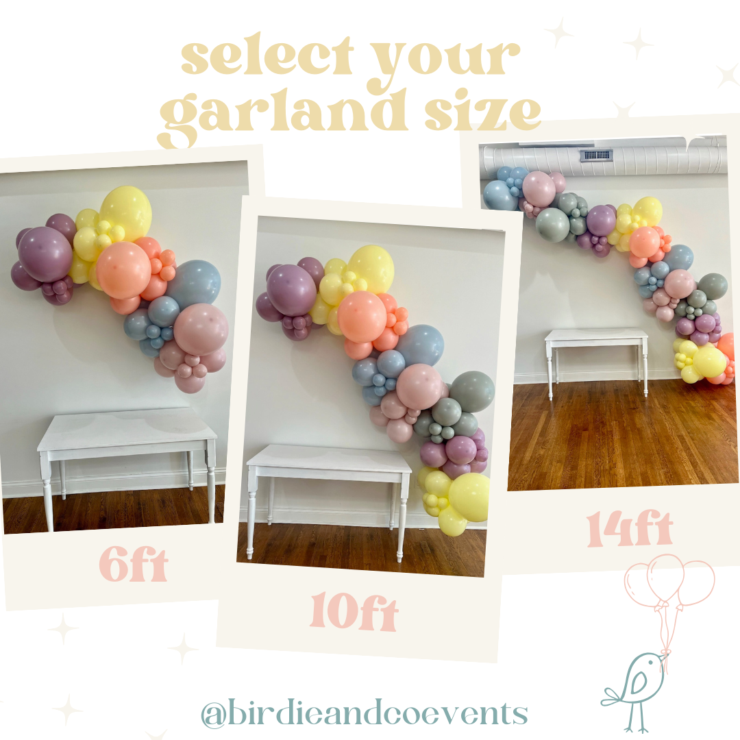 Classic Gender Reveal Balloon Garland