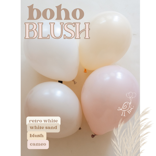 Boho Blush Balloon Garland