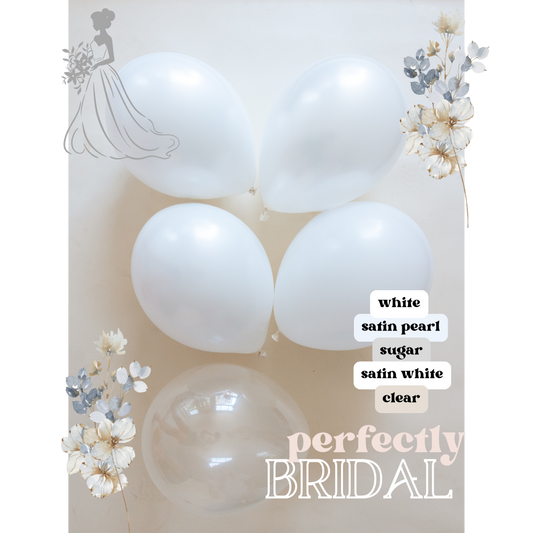 Perfectly Bridal Balloon Garland